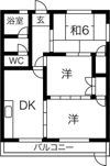 メゾンかわはらの間取り画像