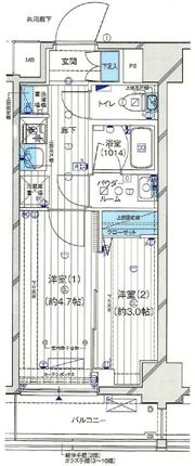 GENOVIA小村井の間取り画像