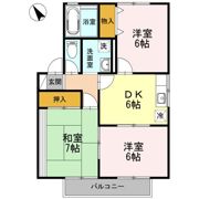 ヴィラクレスト A棟の間取り画像