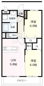 Prime Courtの間取り画像