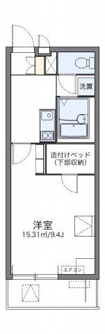 レオパレスソレーユⅢの間取り画像