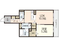 メゾン・ポルト府中八幡の間取り画像