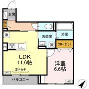 D’Bless上大岡の間取り画像
