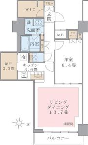 Brillia ist 東雲キャナルコートの間取り画像