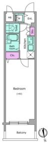 レジディア銀座東の間取り画像