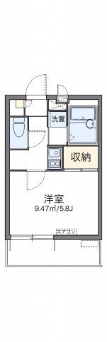 レオパレスオネスティの間取り画像