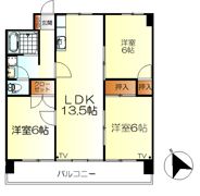 第2阿賀中央ハイツの間取り画像