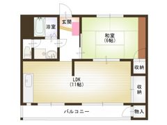 コスモスクエアの間取り画像
