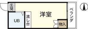 Residennce Rの間取り画像
