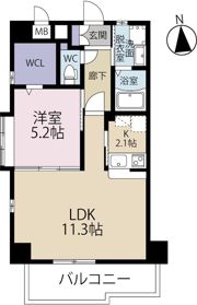 クレスト南小倉の間取り画像