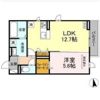 D-ROOM新小路の間取り画像