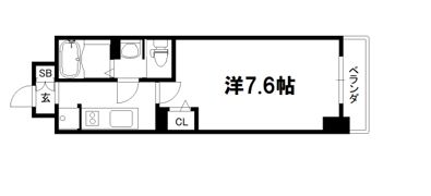 キンブリッジ京都千本丸太町の間取り画像