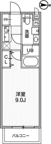 LUNIQ新高島平の間取り画像