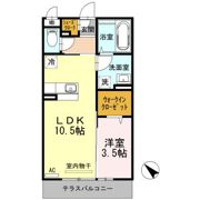 D-room五福の間取り画像