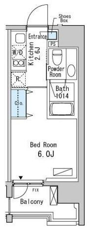 ベルファース目黒の間取り画像