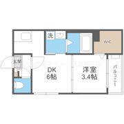 JIN Residence吹田の間取り画像