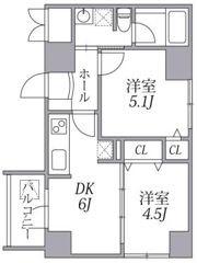 Zeus難波CUBEの間取り画像