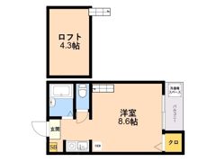 エスペランス平尾の間取り画像