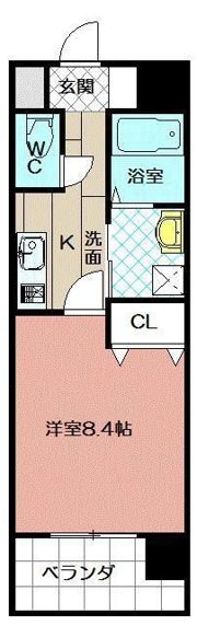 ブルースクエアー響IVの間取り画像