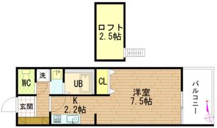 グラビスコート紙屋町の間取り画像