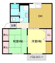 マリアージュⅠの間取り画像