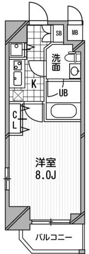 アーデン京町堀ウエストの間取り画像