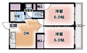 レジデンス東門真の間取り画像