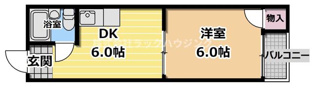 白樺ハイツ清水の間取り画像