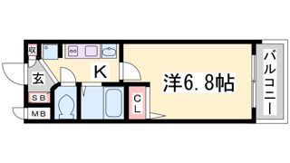 エステムコートハーバーランド前Ⅳベイライトの間取り画像