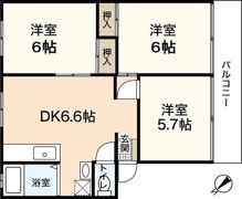 サンピア向井B棟の間取り画像