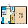 椿ハイツの間取り画像