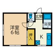 椿ハイツの間取り画像