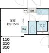 Shanti Casa四谷若葉の間取り画像