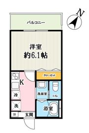 キャメル中浦和西堀の間取り画像