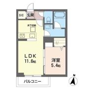 ヴェルディール清水の間取り画像