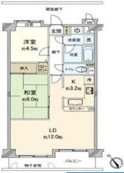 レーベンハイム和光ヒルズの間取り画像