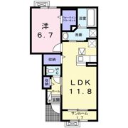 レガリアⅠの間取り画像