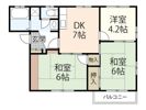 コーポ稲荷Bの間取り画像