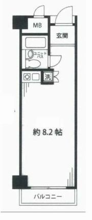 横浜大通り公園ハイツの間取り画像