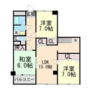 ブリージェ朝日ヶ丘の間取り画像