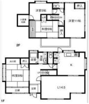 小牧市篠岡戸建の間取り画像