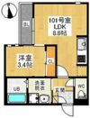 GRANDTIC塩釜口の間取り画像