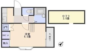 ミキハイツの間取り画像