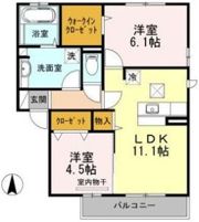 Premier藤阪の間取り画像