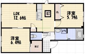 ヴィサージュ本城 B棟の間取り画像