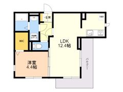 クレストヴェール清水の間取り画像