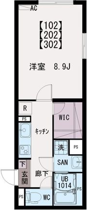 イクシオ島根の間取り画像