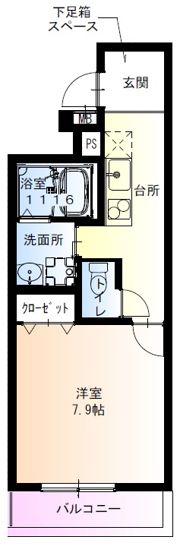 フジパレス吹田中の島公園Ⅴ番館の間取り画像