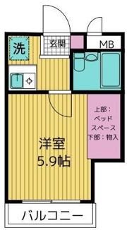 クラブコート志木の間取り画像