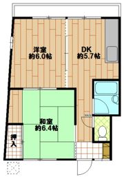 サンハイツ厚木の間取り画像